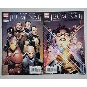 New Avengers Illuminati *2 ISSUE LOT* #s 1 & 2 Marvel 2007 EXCELLENT CONDITION!